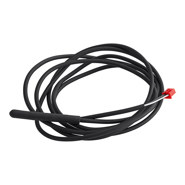 An Avantco Ice evaporation sensor with a black cable and red connector.