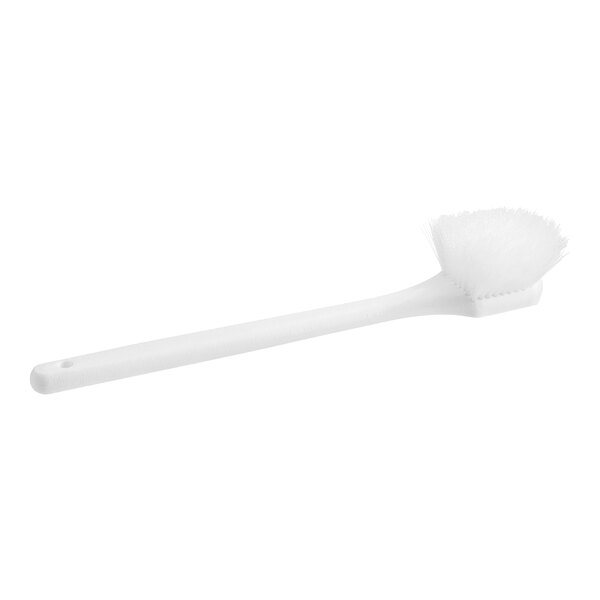 An O-Cedar white utility brush with a handle.