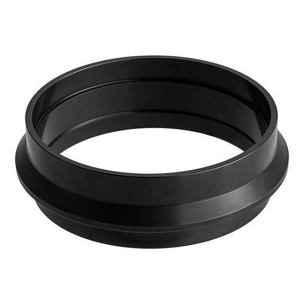 A black circular 98 mm adapter ring for a bubble tea sealing machine.
