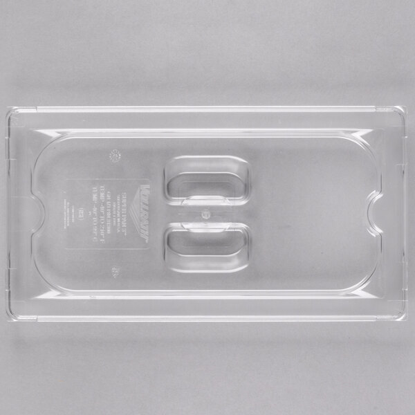 A clear plastic Vollrath Super Pan cover.