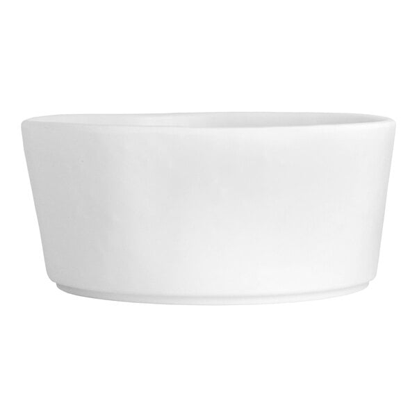 A Creations Cali white melamine bowl.