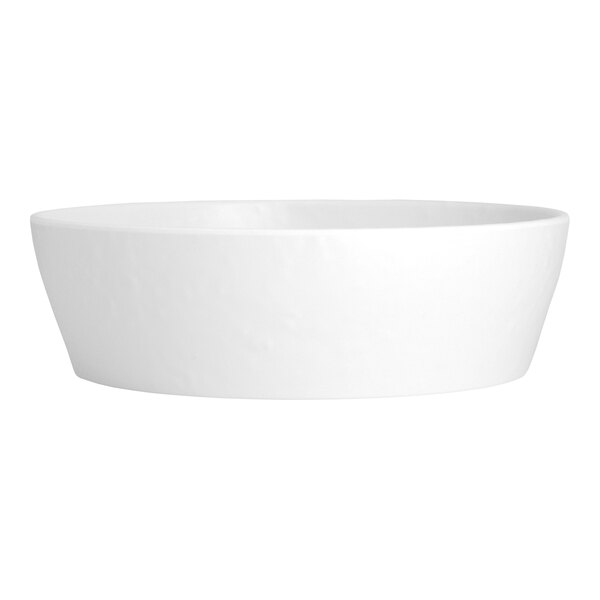 A Creations Cali white melamine bowl.