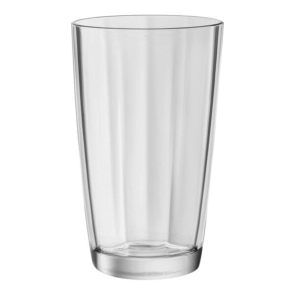 A clear Bormioli Rocco Pulsar cooler glass.