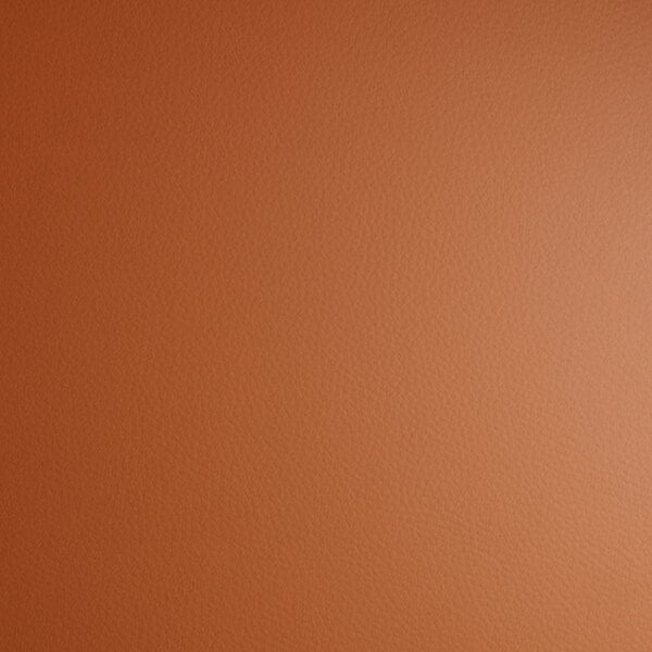 A close up of a light brown leather bucket seat.