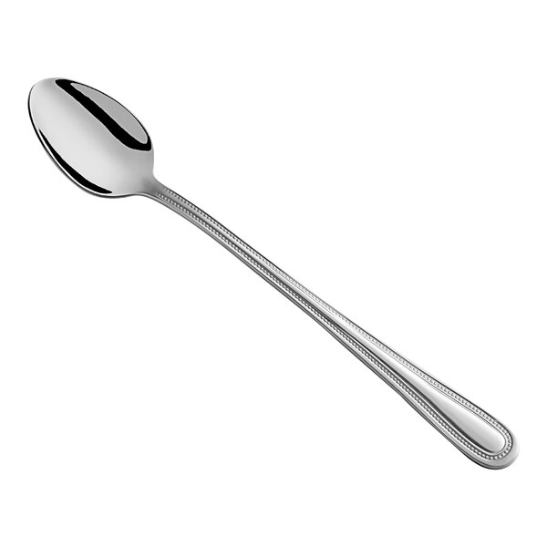 A Choice Milton stainless steel iced tea spoon with a silver handle.