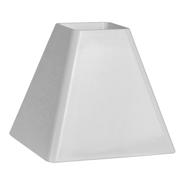 Roselli Design from Steelite International 7" White Melamine Pedestal for 13" Square Tray