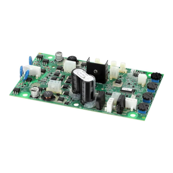 A green Bunn Control Board with small black components.