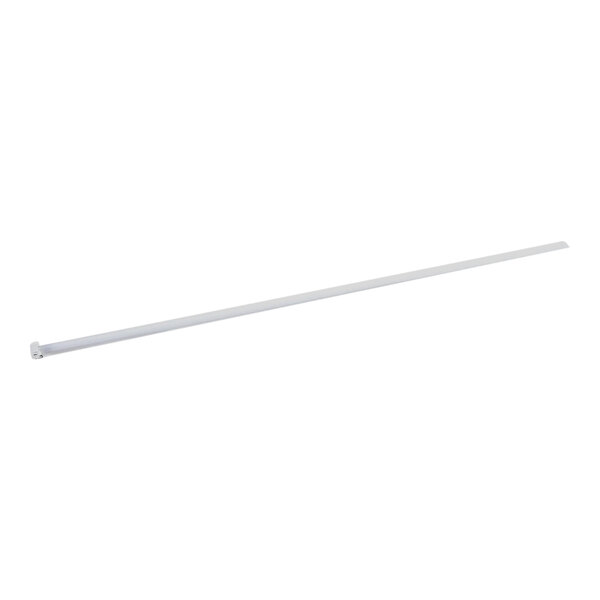 A white plastic LED light fixture for True Refrigeration.