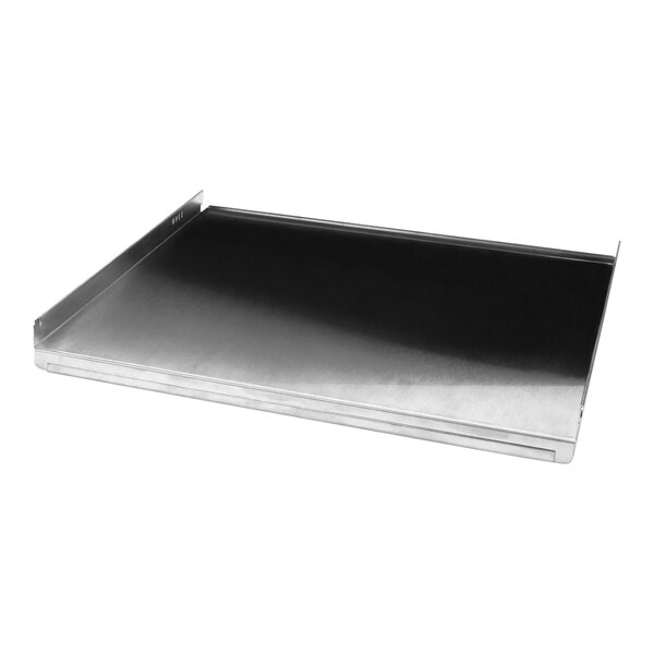 A metal Lincoln 1140-CLE shelf take-off tray.