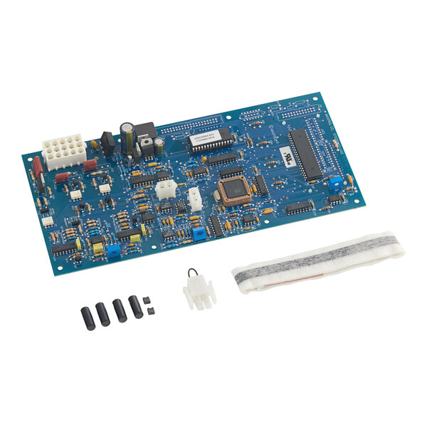 A digital control board kit for gas appliances, including a circuit board and various small components.