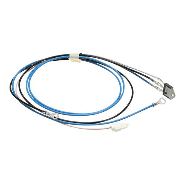 A Bunn Triac assembly wire harness with blue and white wires.