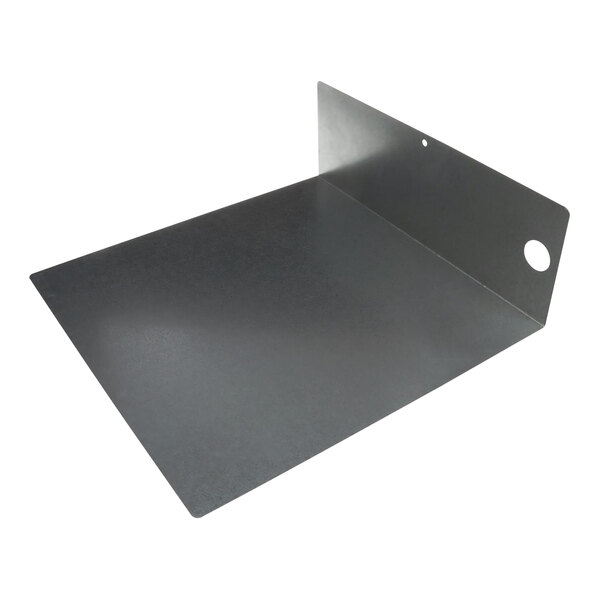 A black metal Hoshizaki control box cover with holes.
