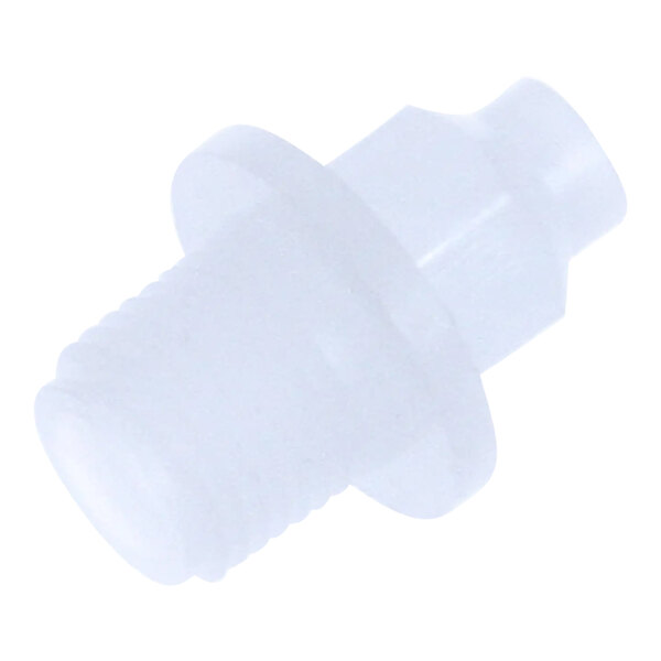 A white plastic Stero spray jet pipe fitting.