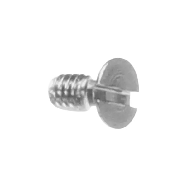 A close-up of a Hobart metal screw.