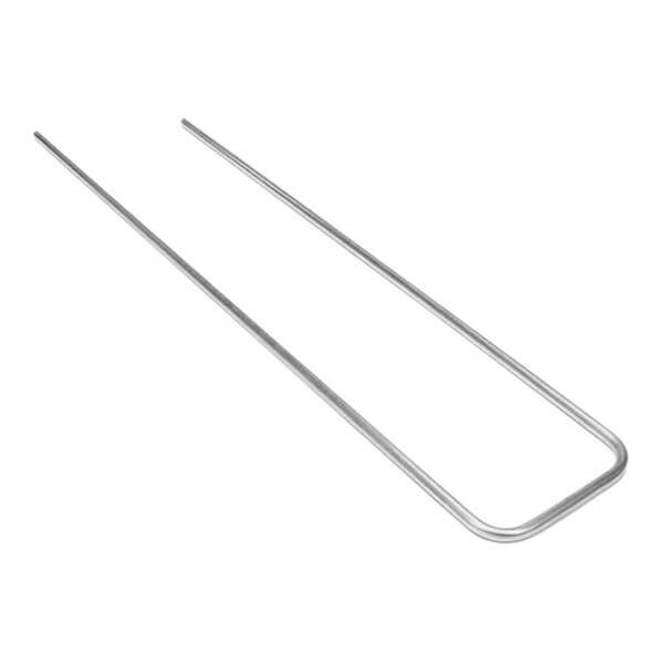 A close-up of a pair of metal rods.