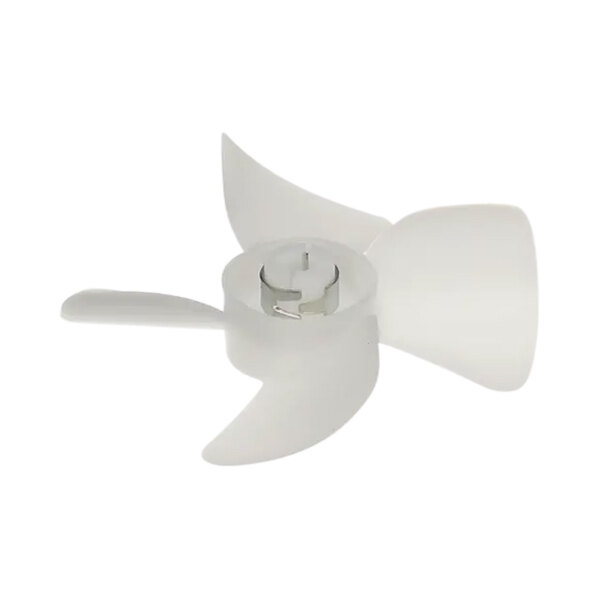 A white plastic fan blade.