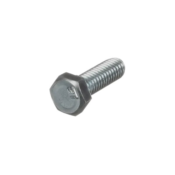 A close-up of a Hobart hex head screw.