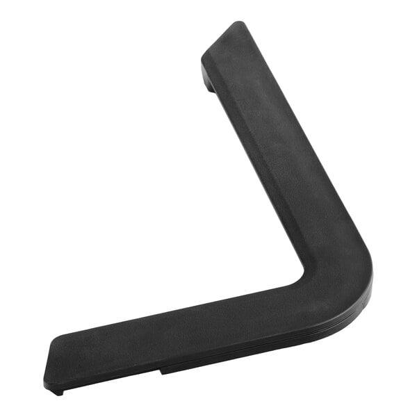 A black replacement door handle for Turbo Air Refrigeration units, model 30226U0301-PR.