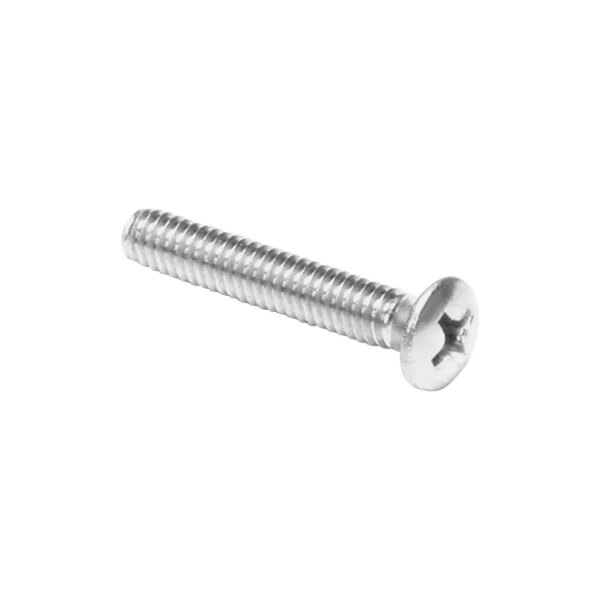 A close-up of a Hobart machine screw.