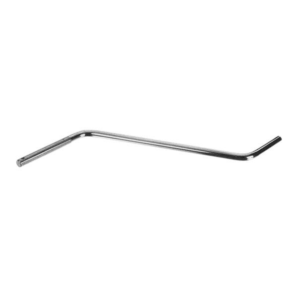 A chrome handle for a Hobart bowl lift.