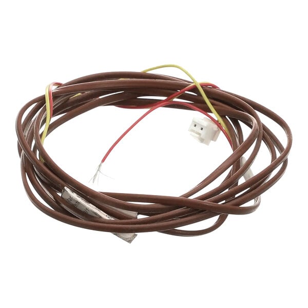 A brown wire with a red and yellow wire connected to a Garland / US Range thermocouple cable.