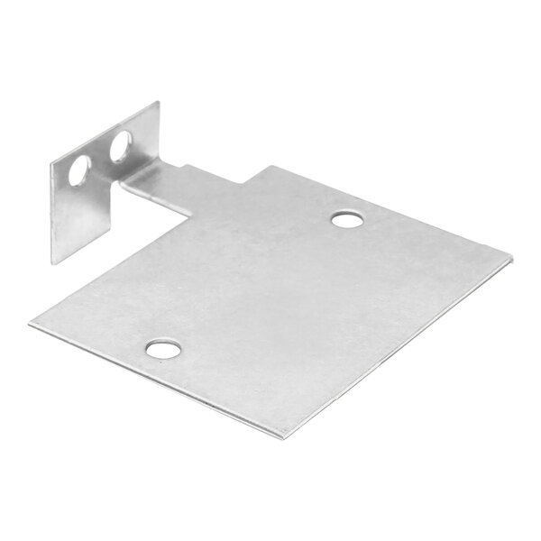 A metal Garland pilot bracket with two holes on it.