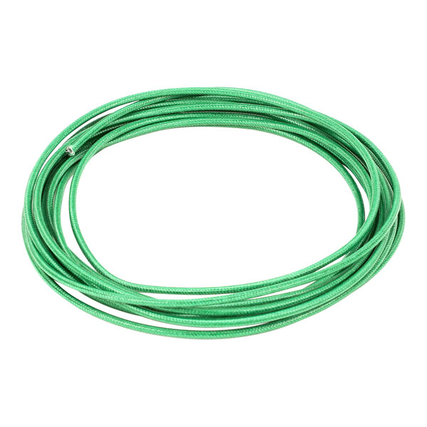 A green wire for a Crown Verity outdoor grill.