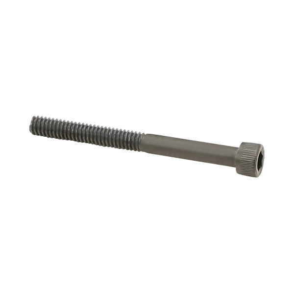 A close-up of a Hobart SC-092-27 screw with a screw head.