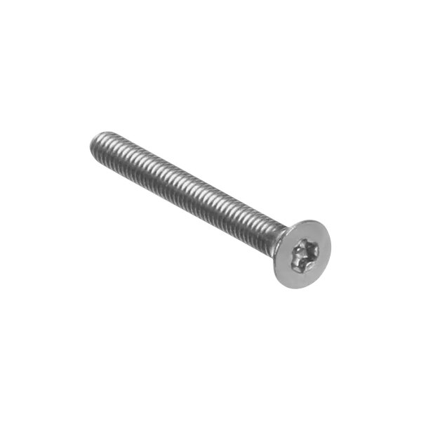 A close-up of a Hobart SC-128-84 screw on a white background.