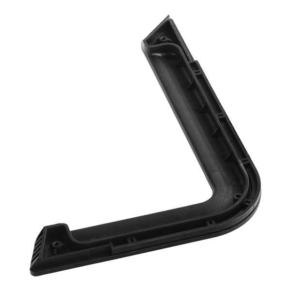 A black plastic door handle for Turbo Air Refrigeration units, model 30226U0311-PR.
