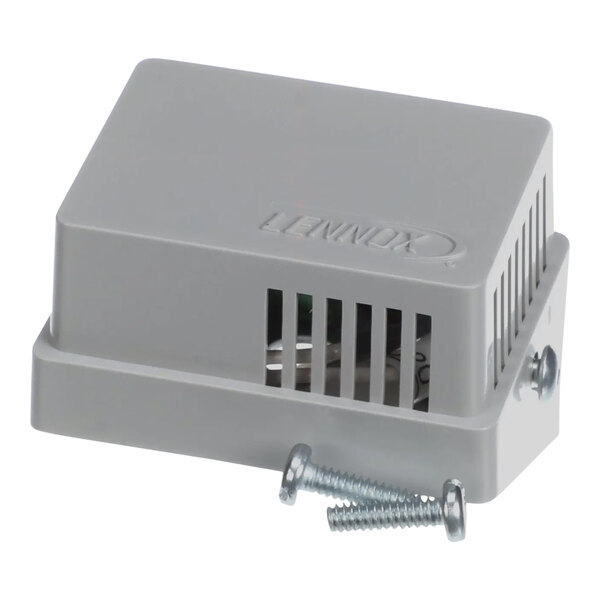 A Lennox wall-mount averaging zone sensor kit, a small grey box with screws.
