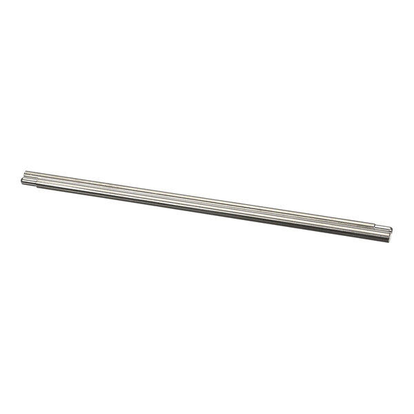 A long metal bar with a white background.