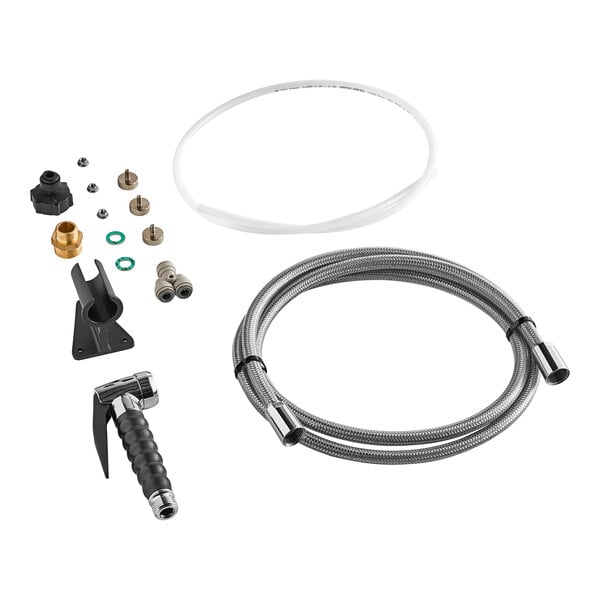 A Cooking Performance Group oven cavity shower kit hose.