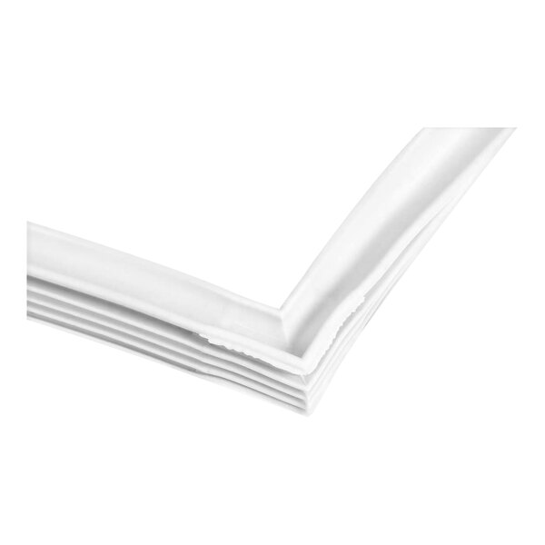 A close-up of a white Stero door seal