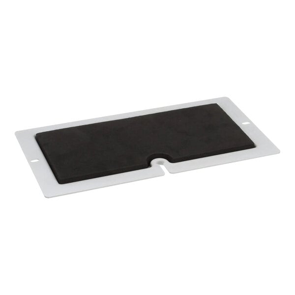 A black and white rectangular cover with a white surface and white border.