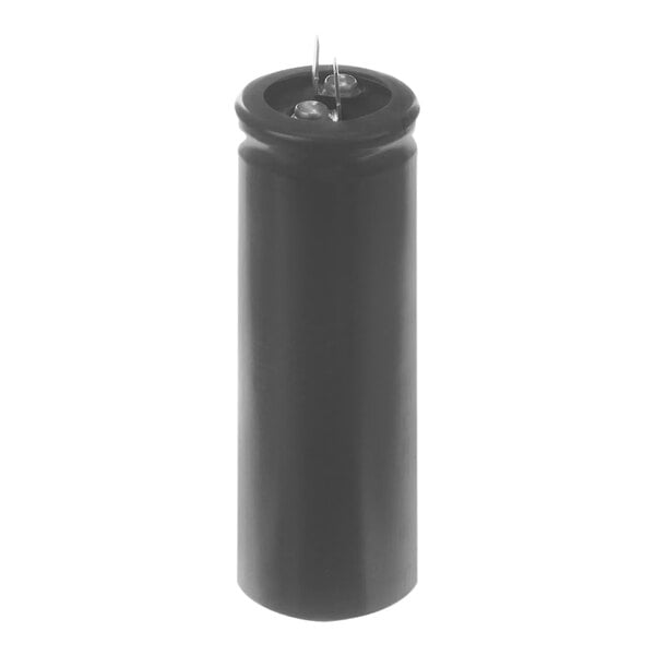 A black cylindrical Hoshizaki starting capacitor with a metal screw on top.