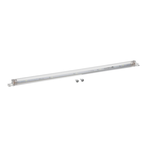 A True Refrigeration LED light bar with screws.