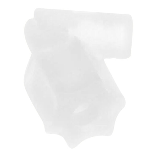 A white plastic Stero tube fitting.