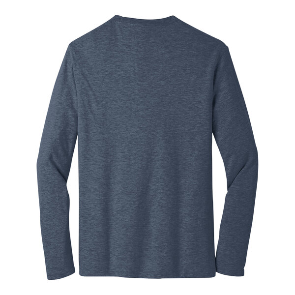 A District heathered navy long sleeve t-shirt.