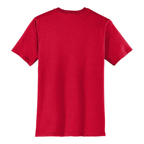 A District Classic Red short sleeve t-shirt with a white logo on the front.