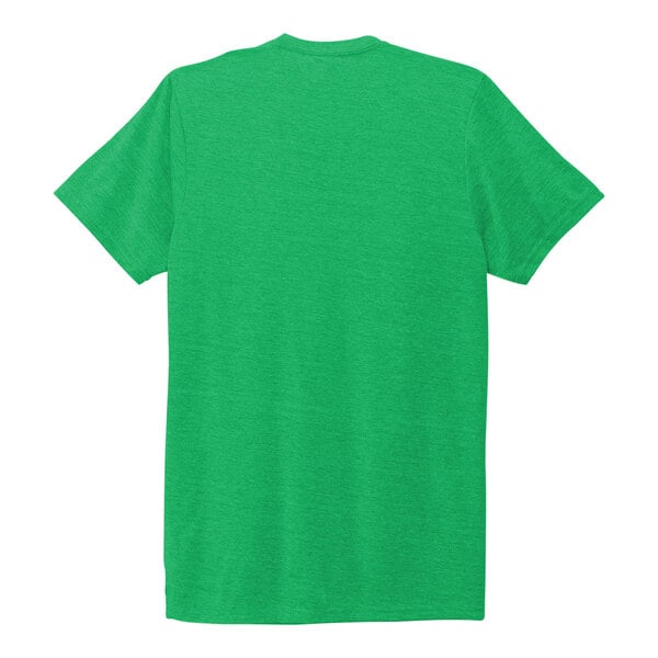 An Enviro Green AllMade customizable short sleeve t-shirt on a white background.