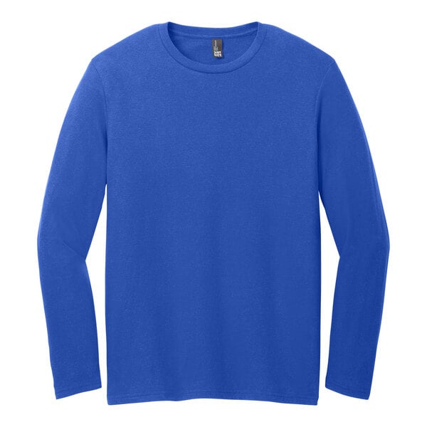A District Deep Royal long sleeve T-shirt.