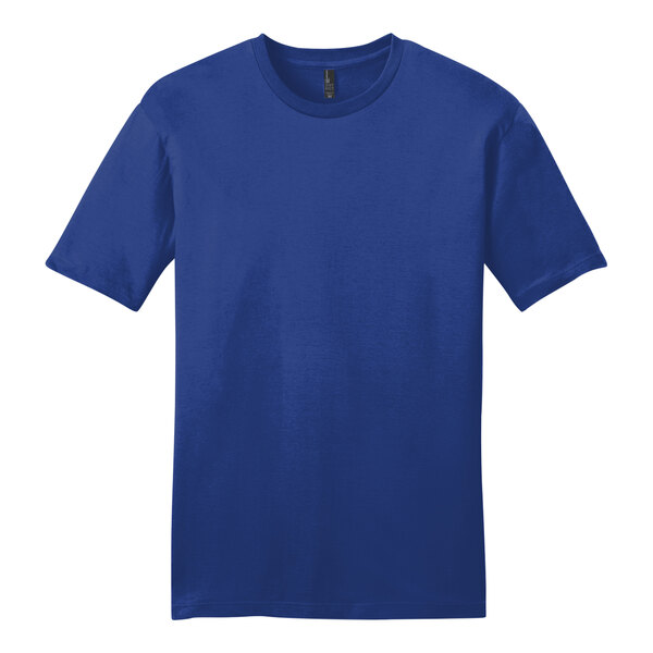 A District unisex extra large blue short sleeve t-shirt.