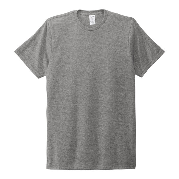 An AllMade aluminum gray customizable t-shirt.