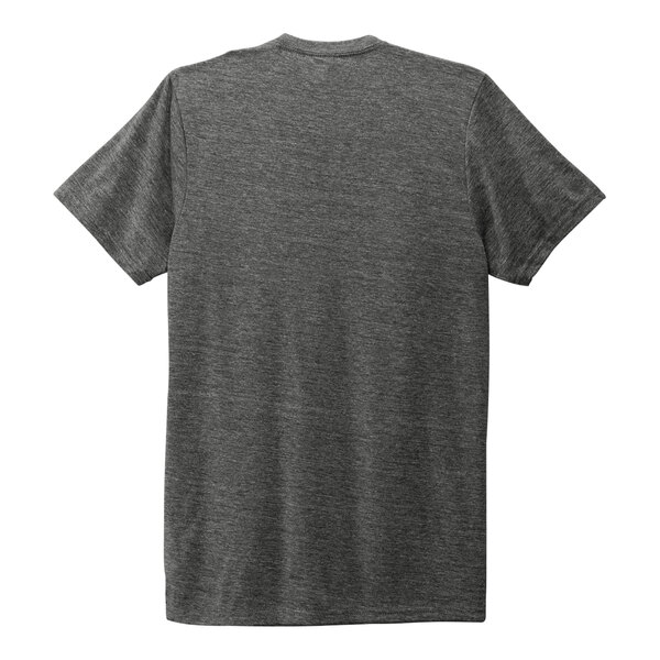 A terrain gray AllMade short sleeve t-shirt with a white logo on the back.