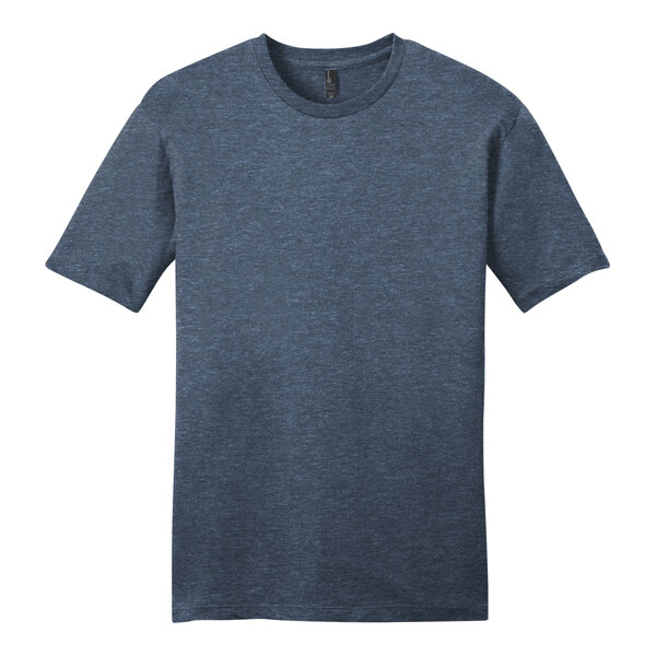 A District heathered navy short sleeve t-shirt.