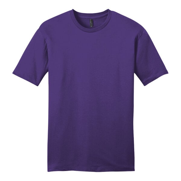 A District purple short sleeve t-shirt.