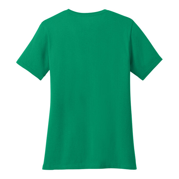A kelly green Port & Company T-shirt.