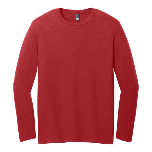 A District Classic Red long sleeve T-shirt.