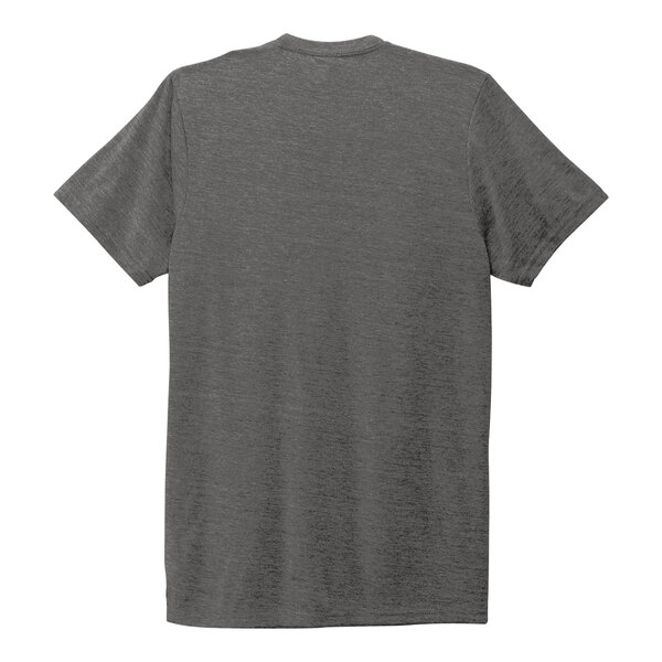 A grey AllMade customizable t-shirt with a white logo on the front.